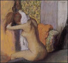 Qui a peint cette toile en 1898 : ''Après le bain, femme s'essuyant la nuque'' ?