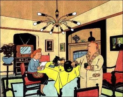 Quel est le nom du personnage de droite (C'est la parodie de Tintin dans Tintin et l'Alph-Art) ?