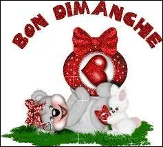 Comment dit-on  dimanche  en anglais ?