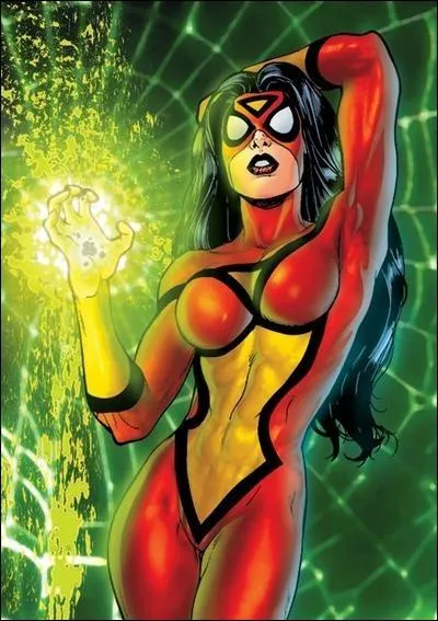 Nom : Jessica Drew. Enfant, je me suis fait mordre par une araigne empoisonne et mon pre a d m'injecter un srum d'araigne pour que le venin s'accorde avec mon corps et ne me tue pas. Qui suis-je ?