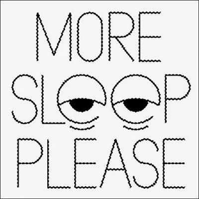 Trouvez l'intrus - Quand on est fatigu parce qu'on dort mal il faut :