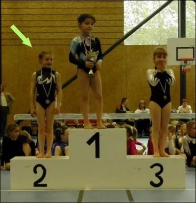 Qui est cette gymnaste ? (sur la deuxime marche du podium)