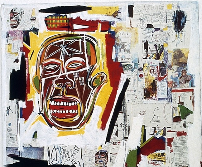 Le Roi des Zoulous (1985) par un artiste d'avant-garde, d'abord graffiteur, il devint un pionnier de la mouvance underground (1960-1988).