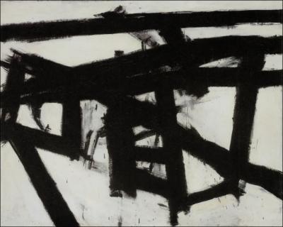 Mahoning (1956), par l'une des figures majeures de l'expressionnisme abstrait pratiquant l'action painting (1910-1962).