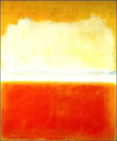 No 8 (1952) par un peintre amricain d'origine russe reconnu par le critique d'art Clement Greenberg comme membre du Colorfield painting et ce,  son corps dfendant ! (1903-1970).
