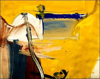 Sans titre, 1968 par un peintre naturalisé américain, initiateur de l'expressionnisme abstrait (1904-1997).