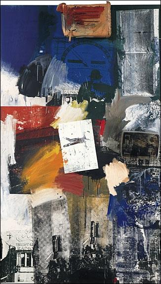 Composition sans titre (1963) par un plasticien Néo-Dada et précurseur du Pop Art (1925-2008).