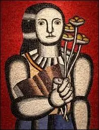 Qui a peint  Femme au bouquet  ?