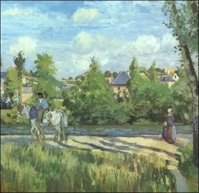 Ce peintre influenc par Corot et Courbet, choisit la campagne tranquille d'Ile-de-France pour saisir les variations de la nature au gr des saisons ... .