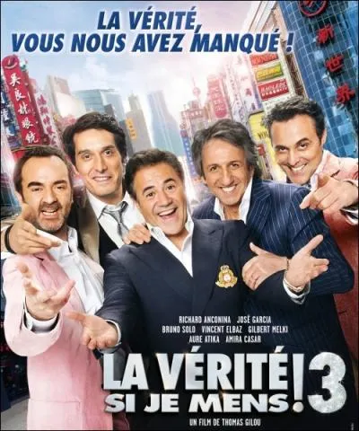 Quel comdien reprend le personnage de Dov , laiss  Gad Elmaleh dans le 2me volet, pour ce troisime opus de   La Vrit si je mens !   ?