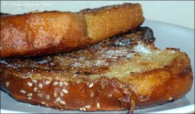 Un entremets fait de tranches de pain trempes dans du lait et des oeufs puis joliment dores. Connaissez-vous le pain (... ) ?