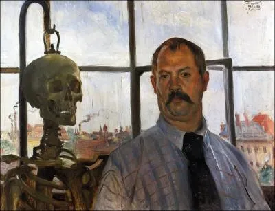 Autoportrait avec Squelette, 1896