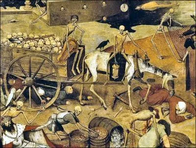 Le char de la Mort (dtail du Triomphe de la Mort), 1562