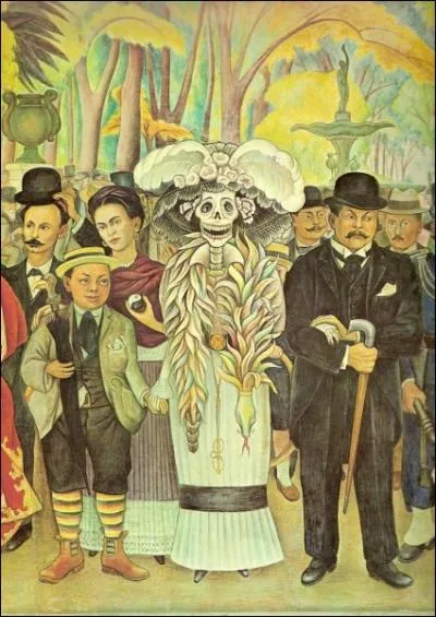 Rve d'un aprs-midi dominical dans le parc d'Alamada, 1947