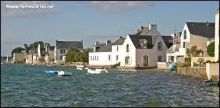 Nous voici maintenant sur l'Ile Tudy. Les habitants de cette commune portent le gentil ...