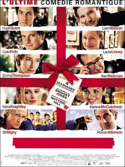 Comdie amricaine, sentimentale, drle et attachamte ralise par Richard Curtis en 2003 avec Hugh Grant, Bill Nighy , Colin Firth ... .