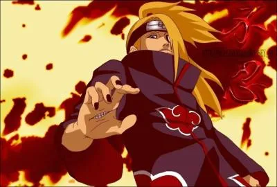 Qui est ce personnage utilisant l'argile , de l'Akatsuki ?