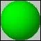 Quel est cet atome de couleur verte ?