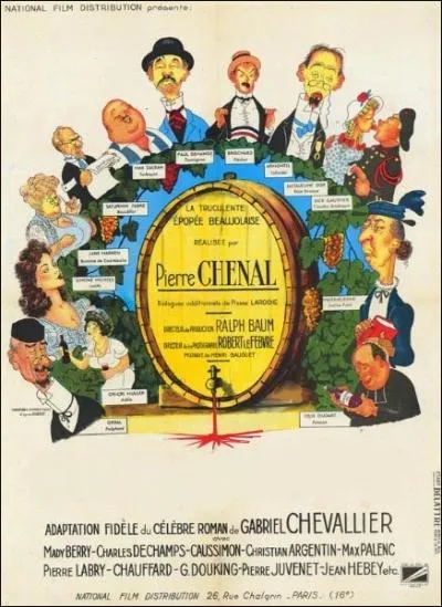 Joyeuse satire adapte d'un roman de Gabriel Chevallier et ralise par Pierre Chenal, avec Saturnin Fabre, Pierre Brochard, Roland Armontel, Jane Marken ... .