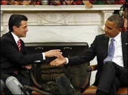 Qui est le nouveau président de la République fédérale du Mexique depuis le 1/12/2012 ?