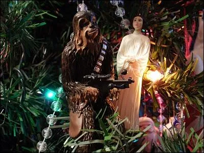 Voici une dcoration de Nol cinmatographique, car il s'agit de personnages de ?