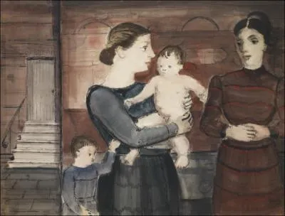 Qui a peint Scne de famille ?