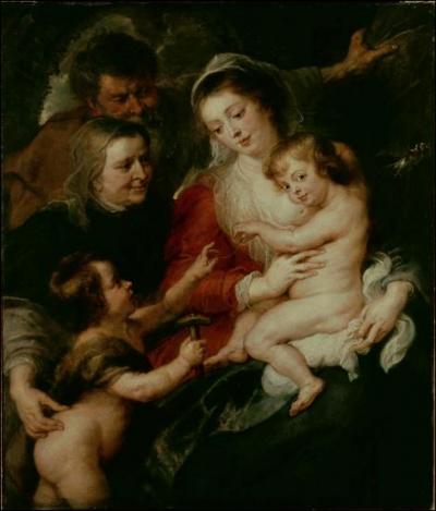 Qui a peint La Sainte famille ?