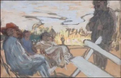 Qui a peint La famille Hessel au jardin ?