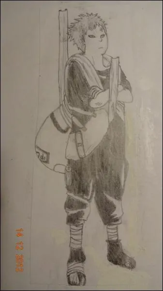 Dans Naruto, ce garon manipule le sable  sa guise et en fait ce qu'il veut. Mais qui est cet trange personnage ?