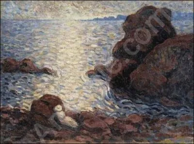 Coucher de soleil en bord de mer.