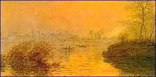 Coucher de soleil  Lavacourt.