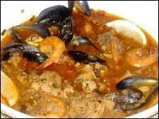 Pour ne pas quitter l'Italie, voici un ragot de poissons. On pense aujourd'hui qu'il est le prcurseur de la bouillabaisse. Quoi qu'il en soit, il est certainement son cousin le plus proche. Il s'agit de 