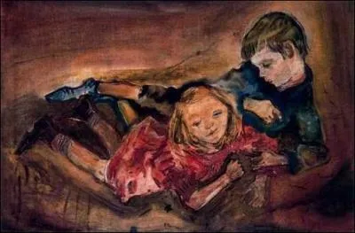 Enfants s'amusant, 1909