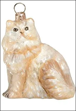 Une boule de Nol plus classique, reprsentant un trs joli chat blanc. Si Louis XV et Victoria d'Angleterre possdaient un persan blanc, le clbre persan blanc du cinma, on le voit dans ?