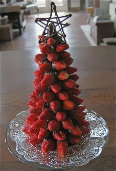 Voici un sapin... gourmand ! Pour le fabriquer, il vous faudra... ?