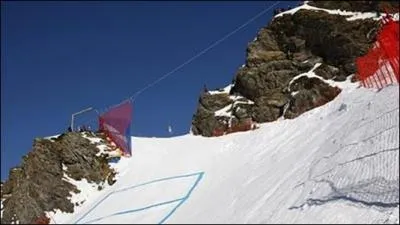 Piste trace sur le Lauberhorn , on est  :