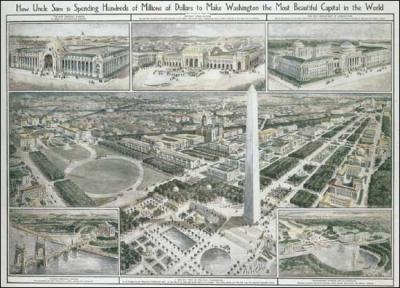 Qui a dessiné les plans de la ville de Washington ?