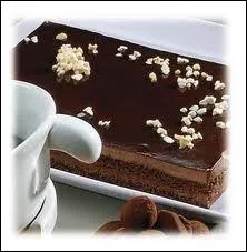 Pour terminer, le chocolat est fait avec du...