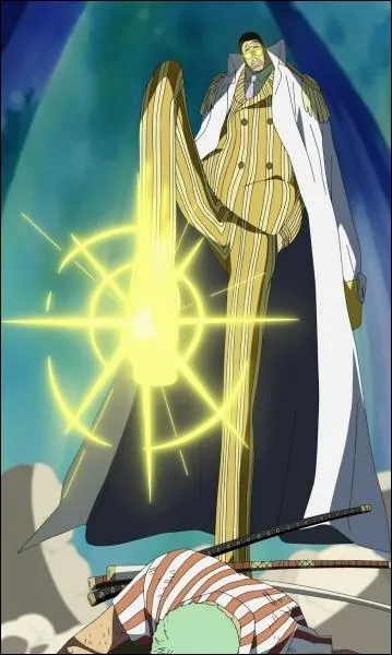 Quand il s'apprte  achever Zoro  Shabondy, qui vient l'intercepter ?