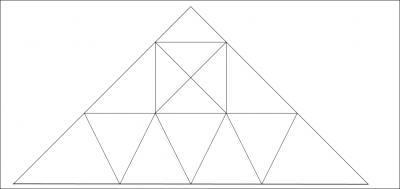 Combien peut-on voir de triangles dans cette image ?