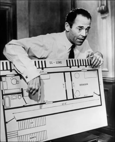 Le vieil homme dit s'tre prcipit  la porte (il boite) en 15 secondes. Juste aprs avoir entendu la chute du corps au sol. Il affirme avoir vu le garon dval les escaliers. C'est impossible...