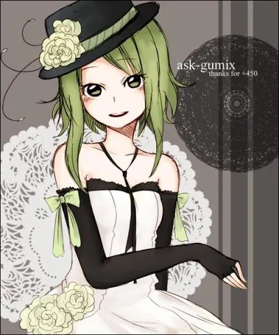 Parmi les choix suivants, lequel n'est pas une chanson originelle de Gumi ?