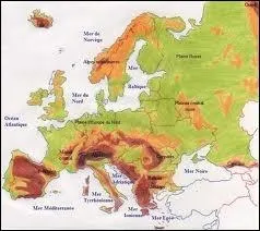 O se concentrent les montagnes en Europe ?