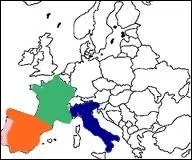 Les pays coloris font-ils partie de l'Europe ?