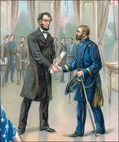 Afin d'agir vigoureusement pour mettre fin  cette guerre, quel gnral nomme-t-il en mars 1864  la tte des armes de l' Union ?