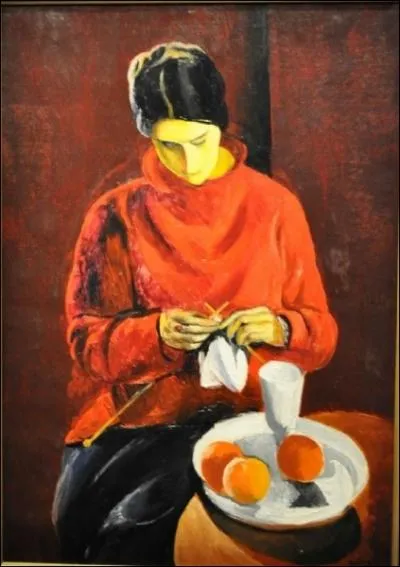 Qui a peint La femme au pull over rouge ?