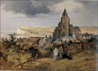 Le muse des beaux-arts de Quimper dtient cette toile de 1878. O se situe cette scne ?