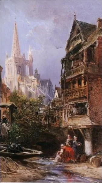 Le muse dpartemental breton de Quimper dtient cette toile 1865-1870. Que reprsente-t-elle ?