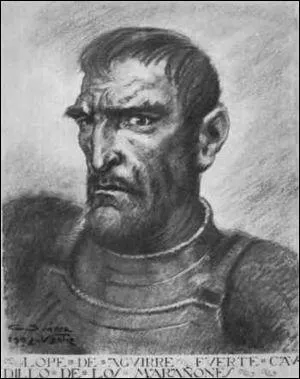 Le conquistador Lope de Aguirre, surnommé El Loco (le fou), incarne ce grand mythe du Nouveau Monde. Comment se nomme-t-il ?