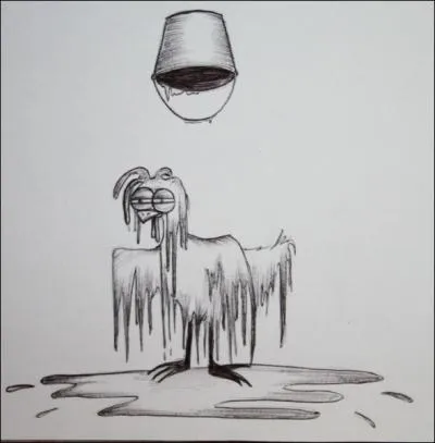 Etre une personne manquant de courage, peureuse, sans caractre ... .